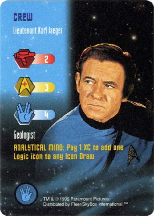 Star Trek TCG | Lieutenant Karl Jaeger [Crew] - Premiere Set | The Nerd Merchant