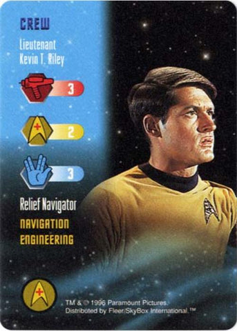 Star Trek TCG | Lieutenant Kevin T. Riley [Crew] - Premiere Set | The Nerd Merchant