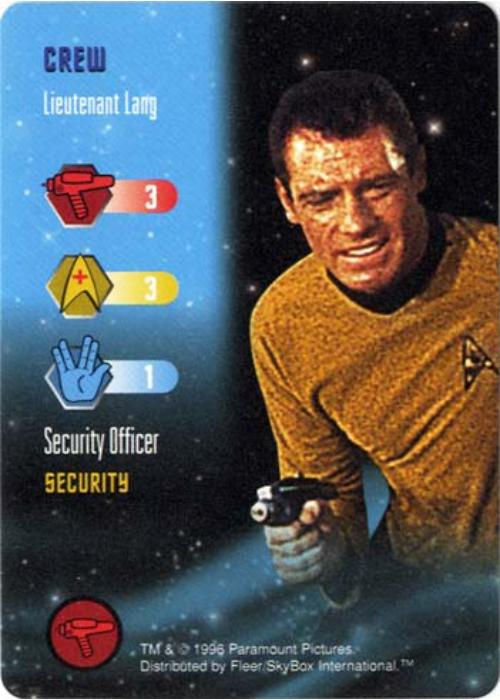 Star Trek TCG | Lieutenant Lang [Crew] - Premiere Set | The Nerd Merchant