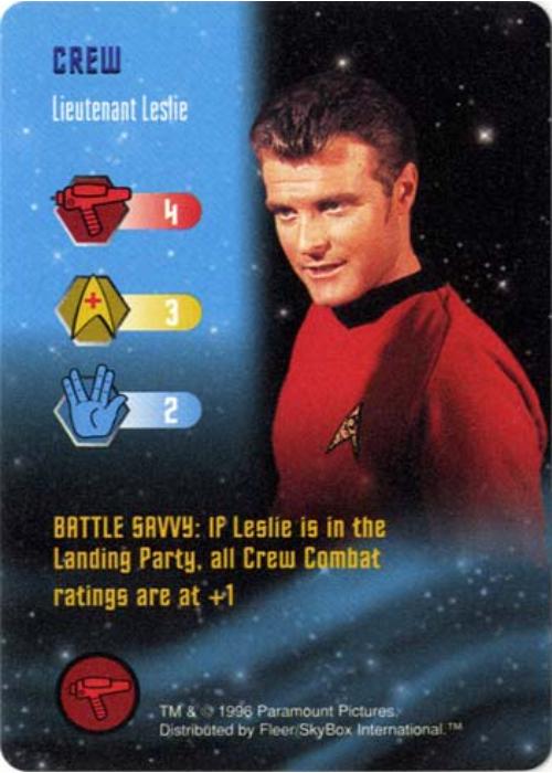 Star Trek TCG | Lieutenant Leslie [Crew] - Premiere Set | The Nerd Merchant