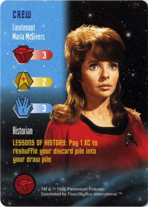 Star Trek TCG | Lieutenant Marla McGivers [Crew] - Premiere Set | The Nerd Merchant