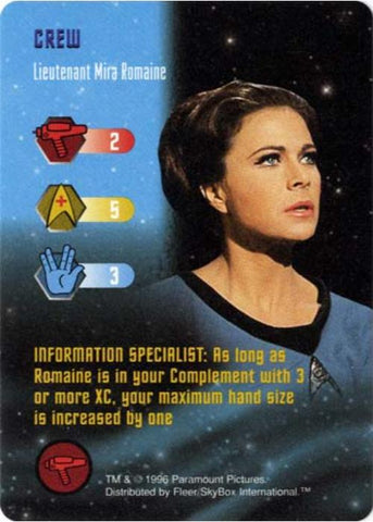 Star Trek TCG | Lieutenant Mira Romaine [Crew] - Premiere Set | The Nerd Merchant