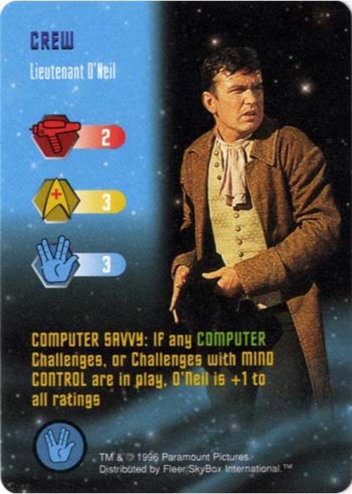 Star Trek TCG | Lieutenant O'Neil [Crew] - Premiere Set | The Nerd Merchant