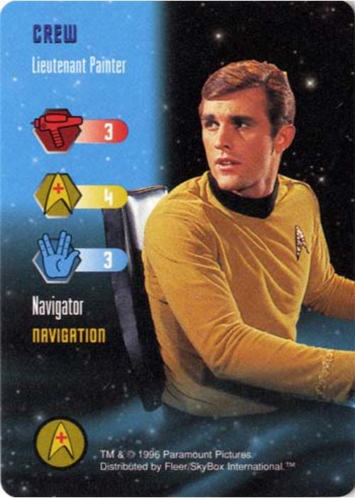 Star Trek TCG | Lieutenant Painter [Crew] - Premiere Set | The Nerd Merchant