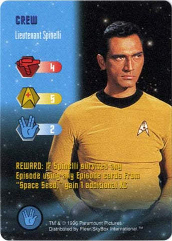 Star Trek TCG | Lieutenant Spinelli [Crew] - Premiere Set | The Nerd Merchant