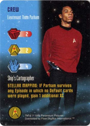 Star Trek TCG | Lieutenant Thom Parham [Crew] - Premiere Set | The Nerd Merchant