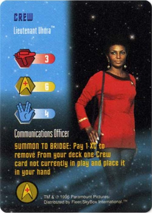 Star Trek TCG | Lieutenant Uhura [Crew] - Premiere Set | The Nerd Merchant