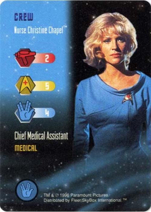 Star Trek TCG | Nurse Christine Chapel [Crew] - Premiere Set | The Nerd Merchant