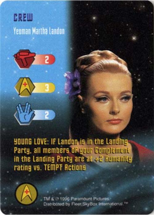 Star Trek TCG | Yeoman Martha Landon [Crew] - Premiere Set | The Nerd Merchant