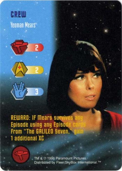 Star Trek TCG | Yeoman Mears [Crew] - Premiere Set | The Nerd Merchant