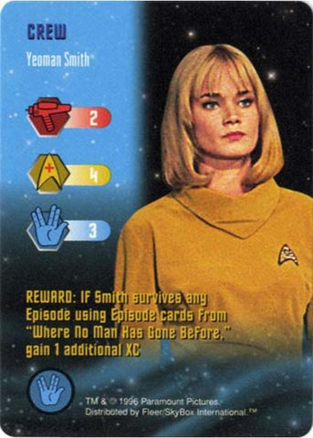 Star Trek TCG | Yeoman Smith [Crew] - Premiere Set | The Nerd Merchant