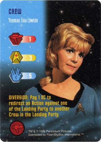 Star Trek TCG | Yeoman Tina Lawton [Crew] - Premiere Set | The Nerd Merchant