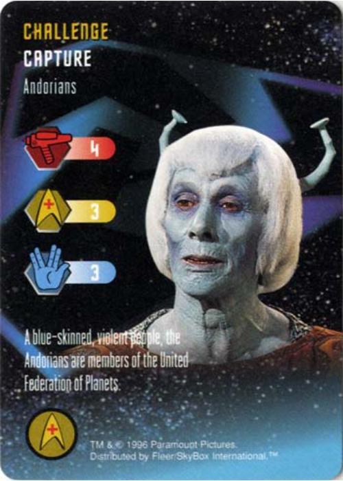 Star Trek TCG | Andorians (Head Shot) [Challenge] - Premiere Set | The Nerd Merchant