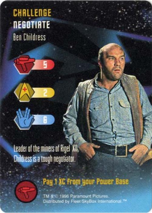 Star Trek TCG | Ben Childress [Challenge] - Premiere Set | The Nerd Merchant
