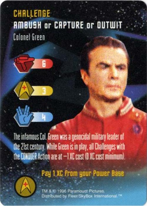 Star Trek TCG | Colonel Green [Challenge] - Premiere Set | The Nerd Merchant