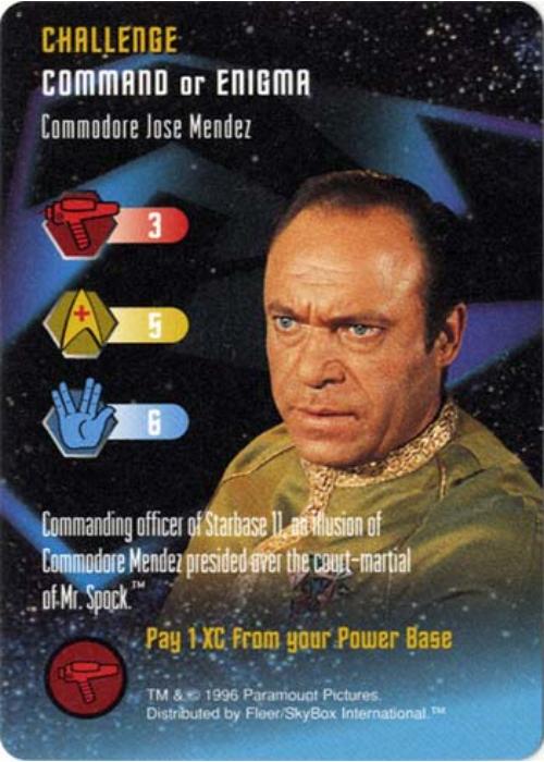 Star Trek TCG | Commodore Jose Mendez [Challenge] - Premiere Set | The Nerd Merchant