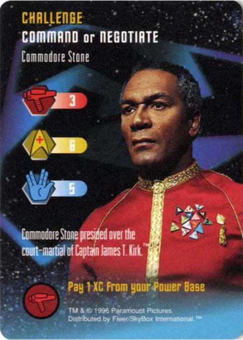 Star Trek TCG | Commodore Stone [Challenge] - Premiere Set | The Nerd Merchant