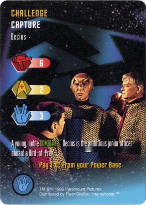 Star Trek TCG | Decius [Challenge] - Premiere Set | The Nerd Merchant