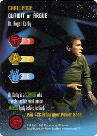 Star Trek TCG | Dr. Roger Korby [Challenge] - Premiere Set | The Nerd Merchant