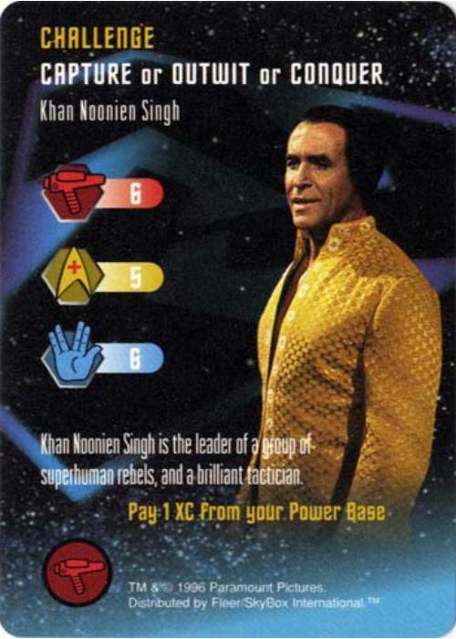 Star Trek TCG | Khan Noonien Singh [Challenge] - Premiere Set | The Nerd Merchant