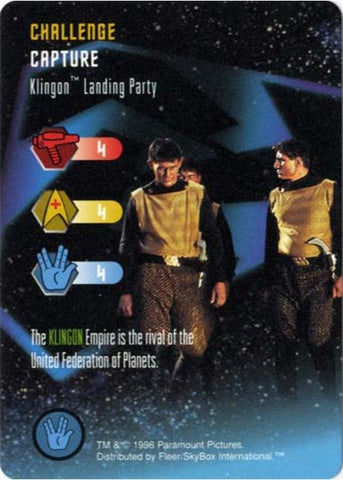 Star Trek TCG | Klingon Landing Party [Challenge] - Premiere Set | The Nerd Merchant