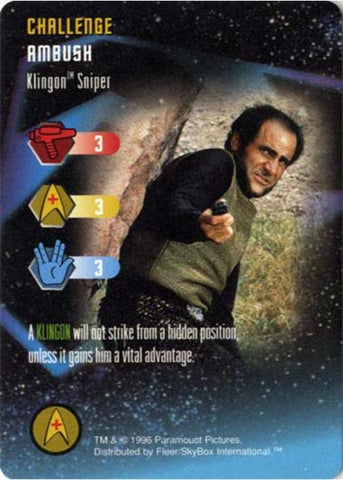 Star Trek TCG | Klingon Sniper [Challenge] - Premiere Set | The Nerd Merchant