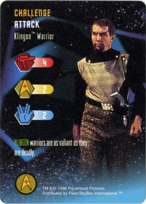 Star Trek TCG | Klingon Warrior [Challenge] - Premiere Set | The Nerd Merchant