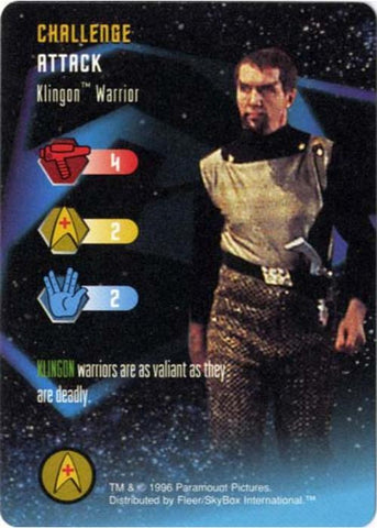 Star Trek TCG | Klingon Warrior [Challenge] - Premiere Set | The Nerd Merchant