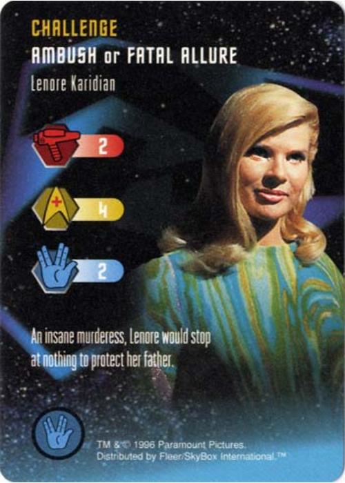 Star Trek TCG | Lenore Karidian [Challenge] - Premiere Set | The Nerd Merchant