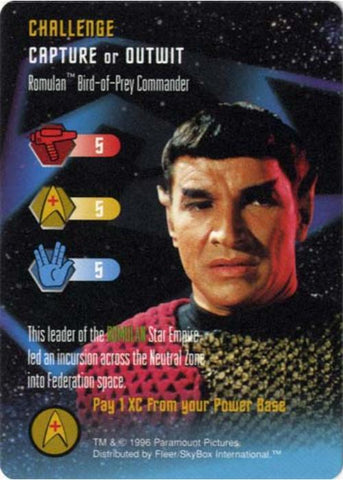 Star Trek TCG | Romulan Bird-of-Prey Commander [Challenge] - Premiere Set | The Nerd Merchant