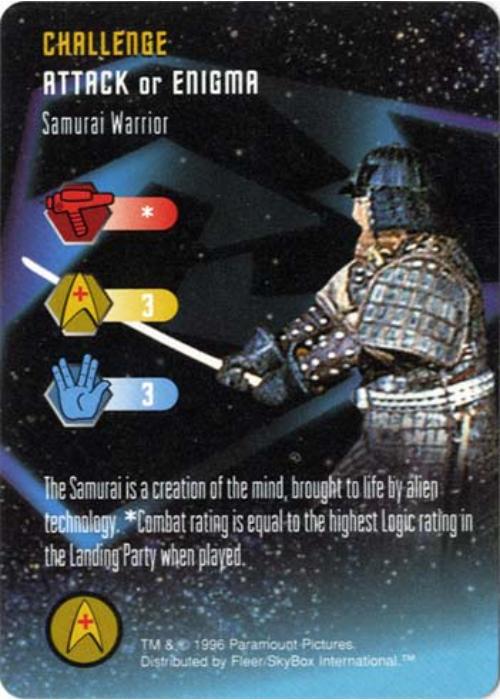 Star Trek TCG | Samurai Warrior [Challenge] - Premiere Set | The Nerd Merchant