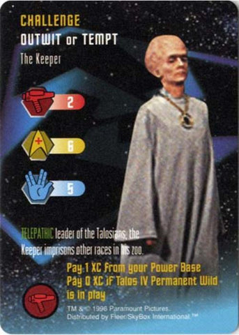 Star Trek TCG | The Keeper [Challenge] - Premiere Set | The Nerd Merchant