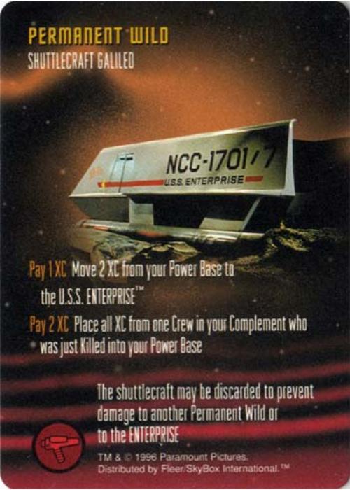 Star Trek TCG | Shuttlecraft Galileo [Permanent Wild] - Premiere Set | The Nerd Merchant