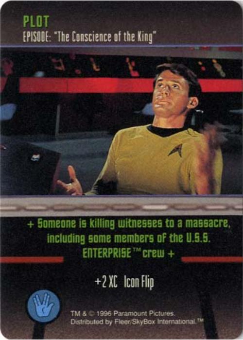 Star Trek TCG | The Conscience of the King [Plot] - Premiere Set | The Nerd Merchant