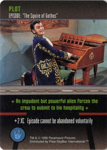 Star Trek TCG | The Squire of Gothos [Plot] - Premiere Set | The Nerd Merchant