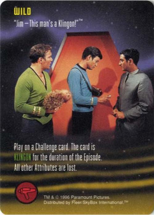 Star Trek TCG | Jim - This man's a Klingon! [Wild] - Premiere Set | The Nerd Merchant