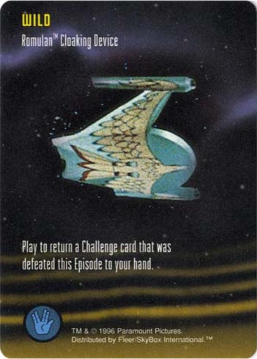 Star Trek TCG | Romulan Cloaking Device [Wild] - Premiere Set | The Nerd Merchant