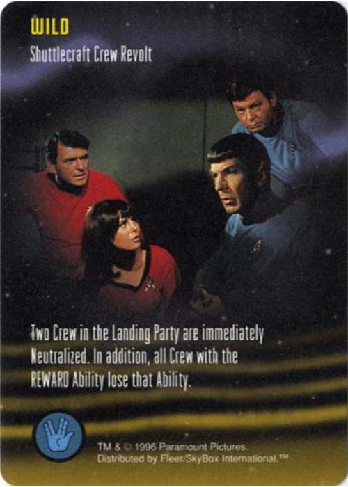 Star Trek TCG | Shuttlecraft Crew Revolt [Wild] - Premiere Set | The Nerd Merchant