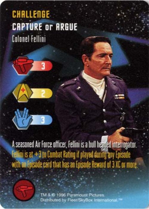Star Trek TCG | Colonel Fellini [Challenge] - Starfleet Manuevers | The Nerd Merchant