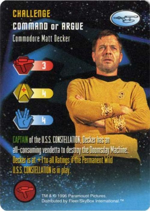 Star Trek TCG | Commodore Matt Decker [Challenge] - Starfleet Manuevers | The Nerd Merchant