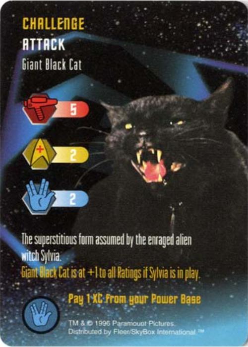 Star Trek TCG | Giant Black Cat [Challenge] - Starfleet Manuevers | The Nerd Merchant