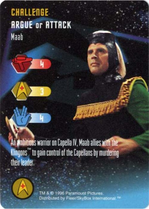 Star Trek TCG | Maab [Challenge] - Starfleet Manuevers | The Nerd Merchant