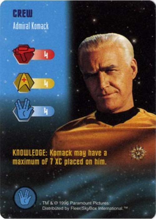 Star Trek TCG | Admiral Komack [Crew] - Starfleet Manuevers | The Nerd Merchant