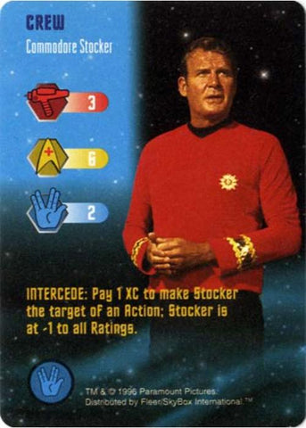 Star Trek TCG | Commodore Stocker [Crew] - Starfleet Manuevers | The Nerd Merchant
