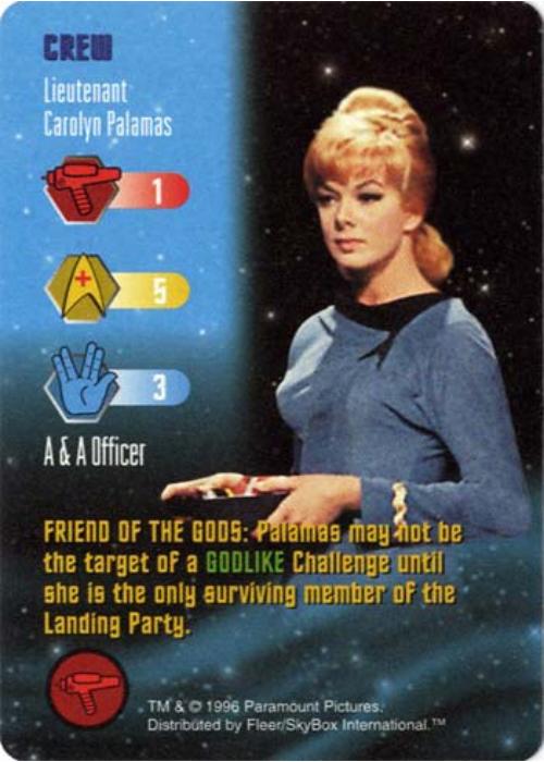 Star Trek TCG | Lieutenant Carolyn Palamas [Crew] - Starfleet Manuevers | The Nerd Merchant