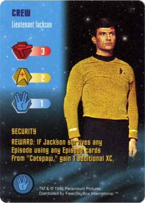 Star Trek TCG | Lieutenant Jackson [Crew] - Starfleet Manuevers | The Nerd Merchant