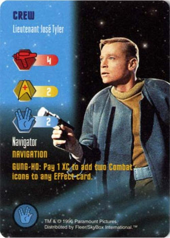 Star Trek TCG | Lieutenant Jose' Tyler [Crew] - Starfleet Manuevers | The Nerd Merchant