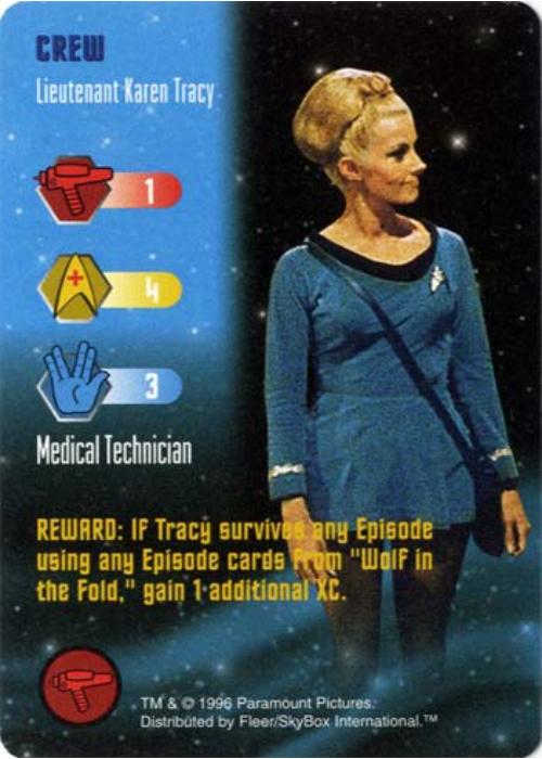 Star Trek TCG | Lieutenant Karen Tracy [Crew] - Starfleet Manuevers | The Nerd Merchant