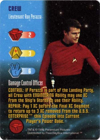 Star Trek TCG | Lieutenant Ron Perazza [Crew] - Starfleet Manuevers | The Nerd Merchant