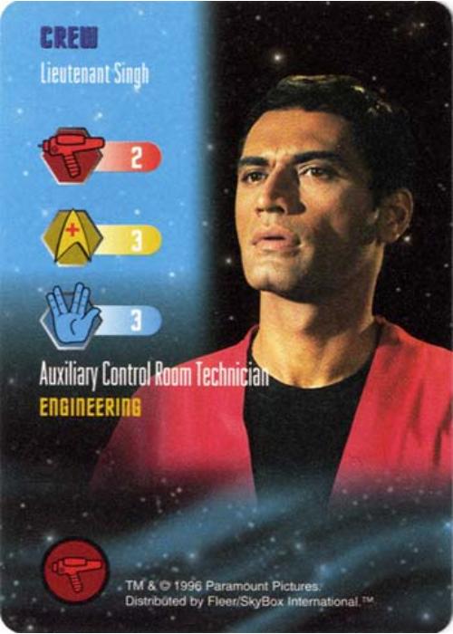 Star Trek TCG | Lieutenant Singh [Crew] - Starfleet Manuevers | The Nerd Merchant